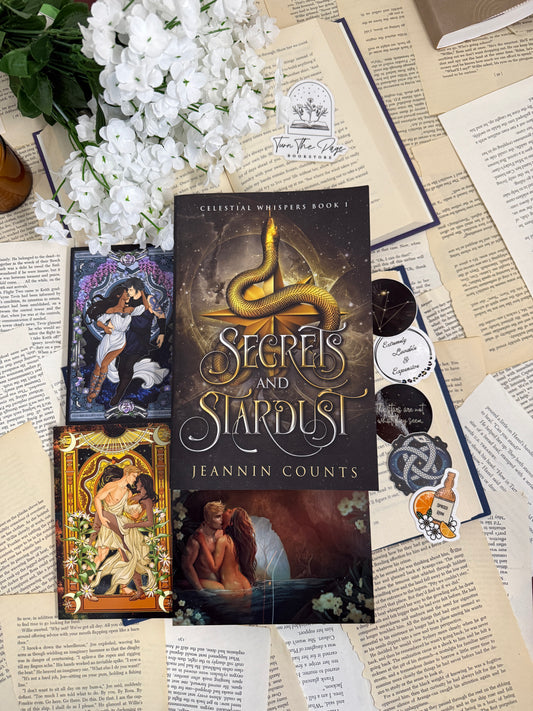 Secrets and Stardust by Jeannin Counts -signed with author swag