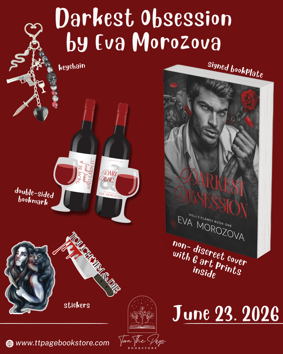 PREORDER: Darkest Obsession by Eva Morozova - author swag included