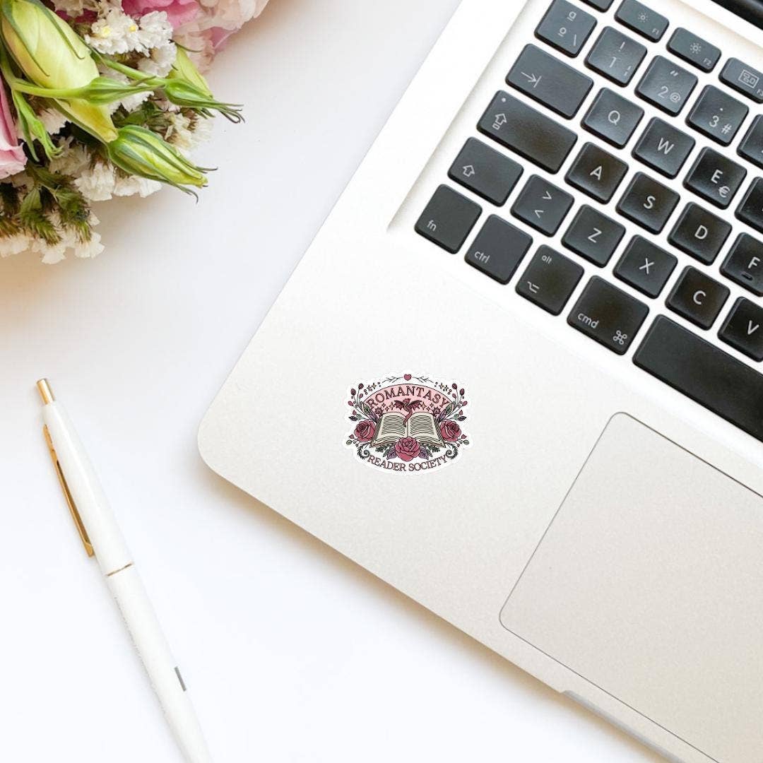 Romantasy Reader Society Vinyl Sticker: Glossy