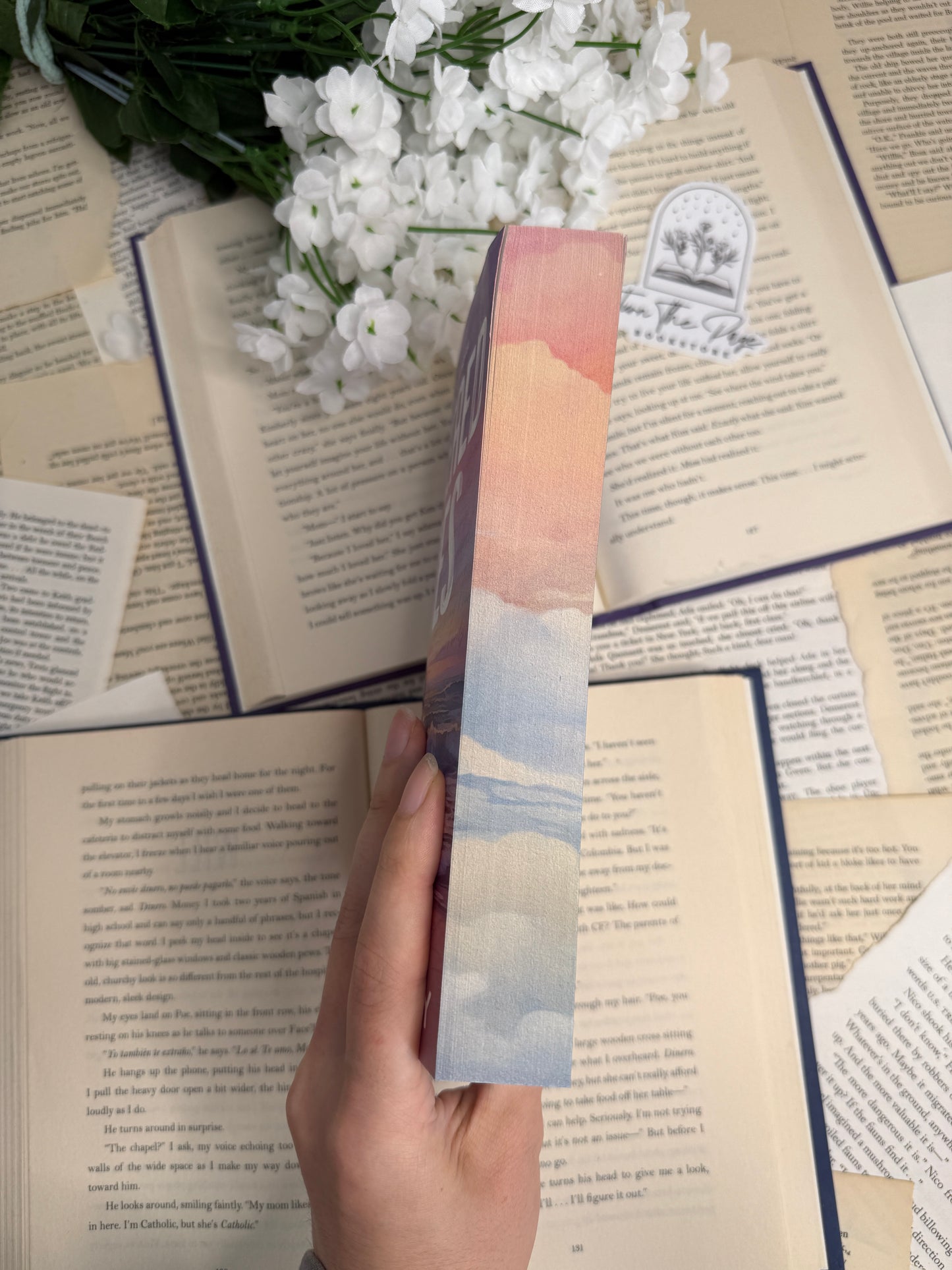 Tattered Tides by Sarah A. Bailey - sprayed edges