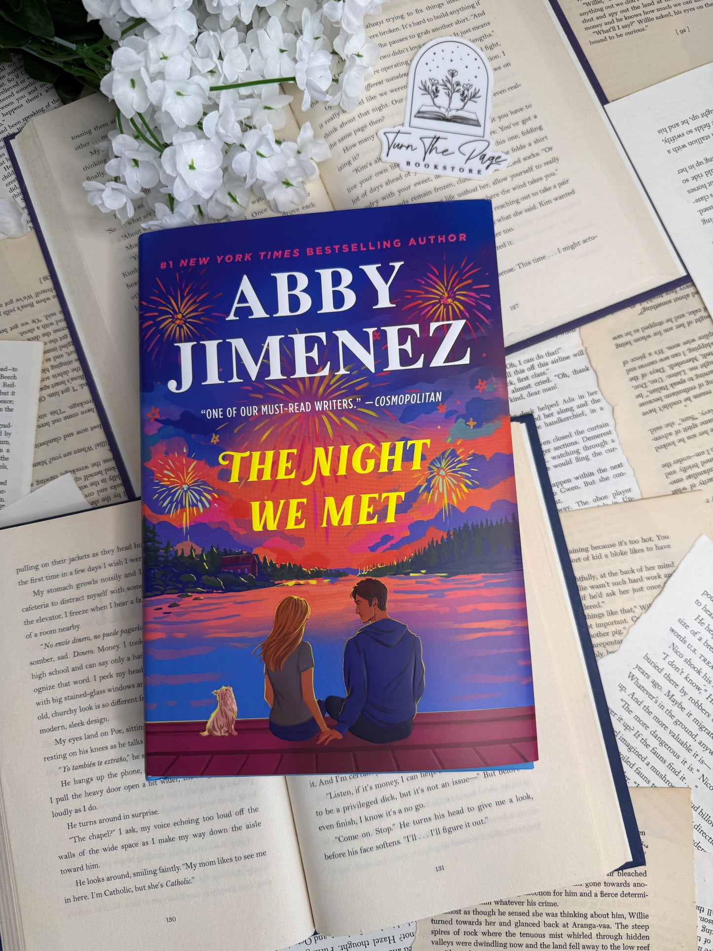 The Night We Met by Abby Jimenez - sprayed edges