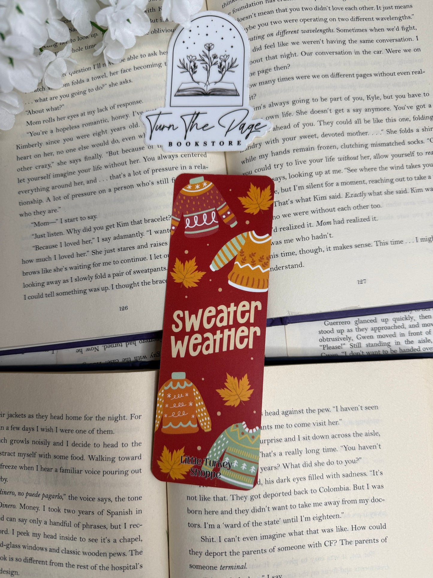 Sweater Weather Bookmark
