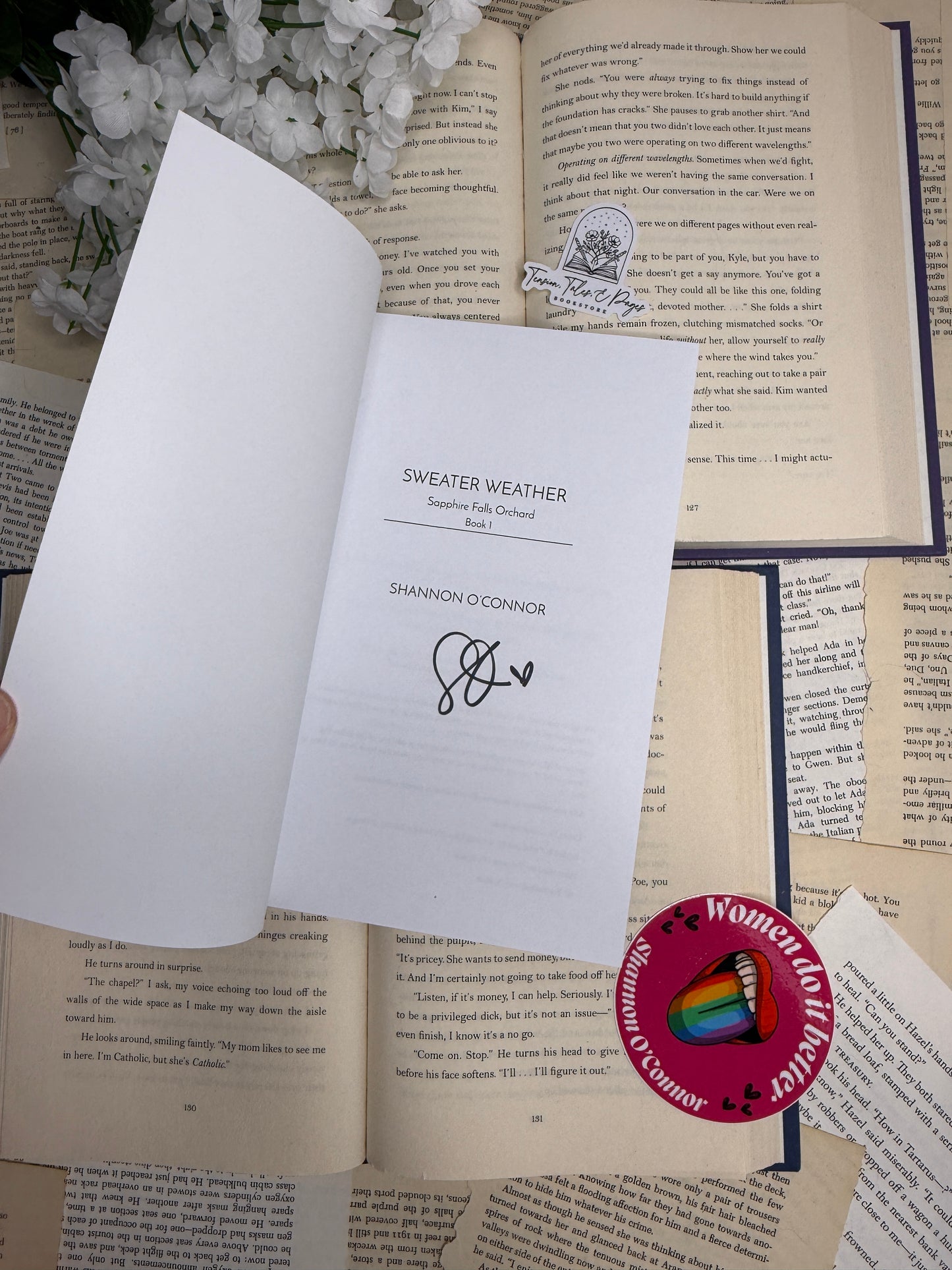 Sweater Weather by Shannon O' Connor - signed with swag