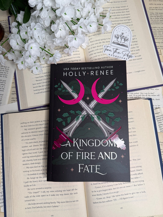 A Kingdom of Fire and Fate by Holly Renee - sprayed edges
