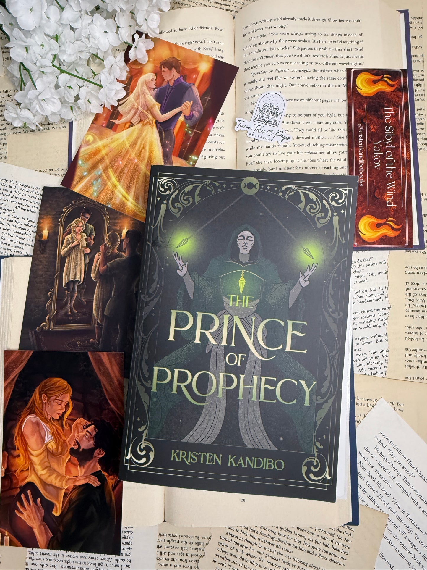 The Prince of Prophecy by Kristen Kandibo - author swag included