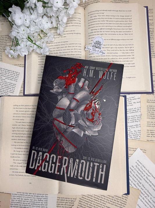 Daggermouth by H.M. Wolfe - sprayed edges & swag