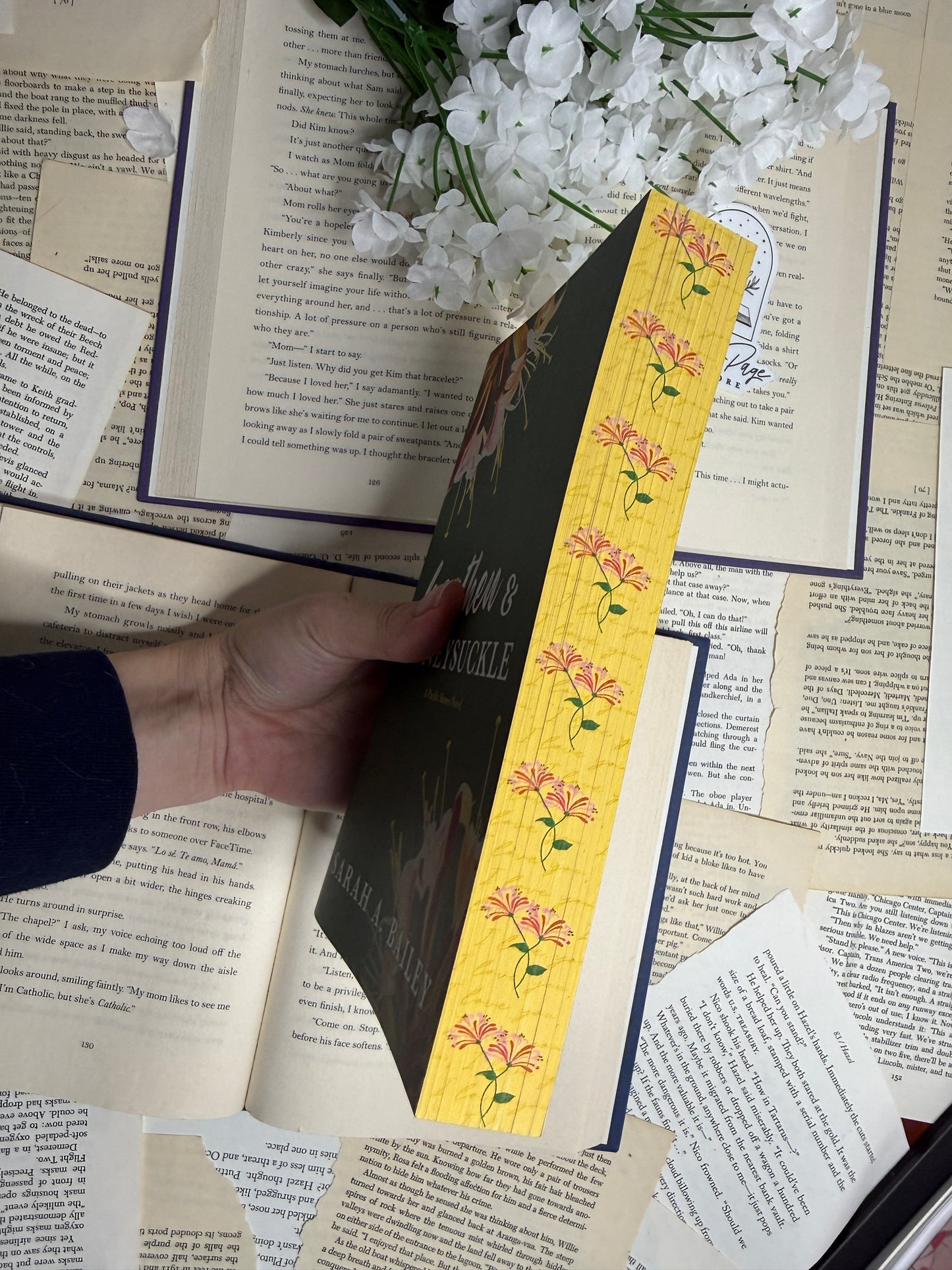 Heathen & Honeysuckle by Sarah A. Bailey - sprayed edges