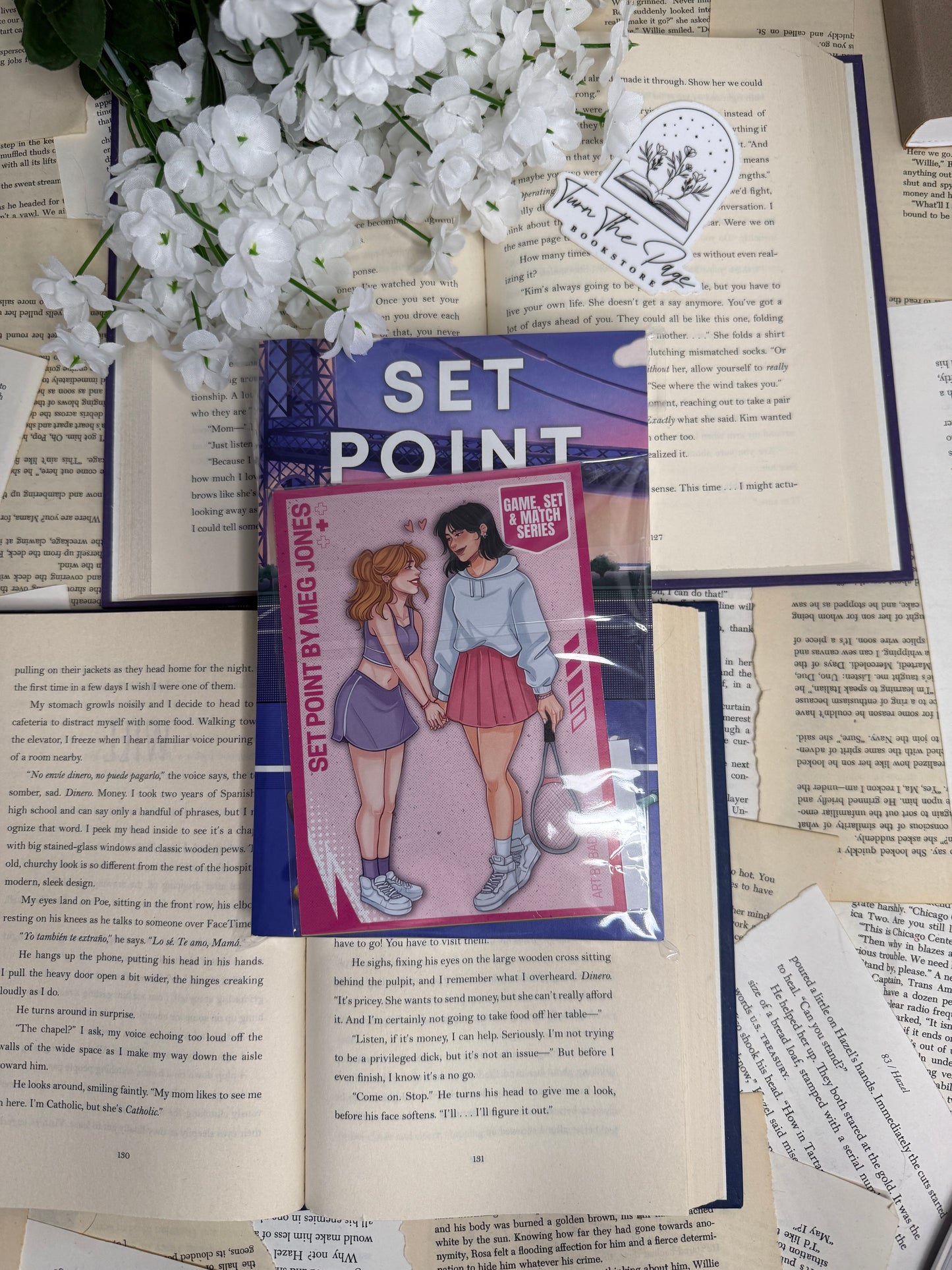 Set Point by Meg Jones - author swag