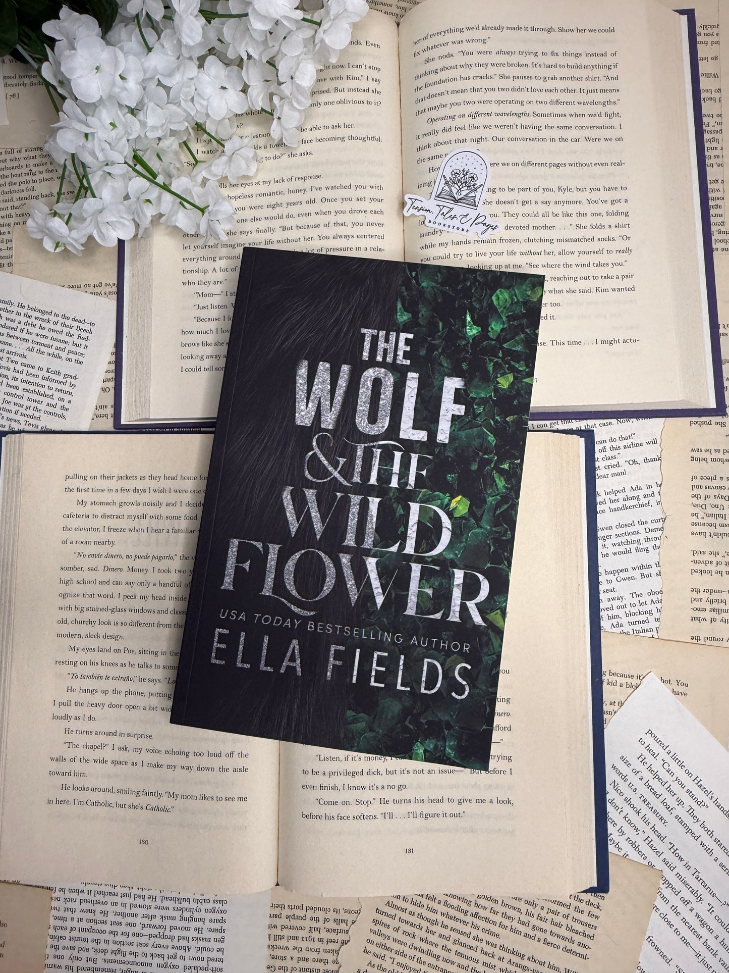 The Wolf & the Wildflower by Ella Fields