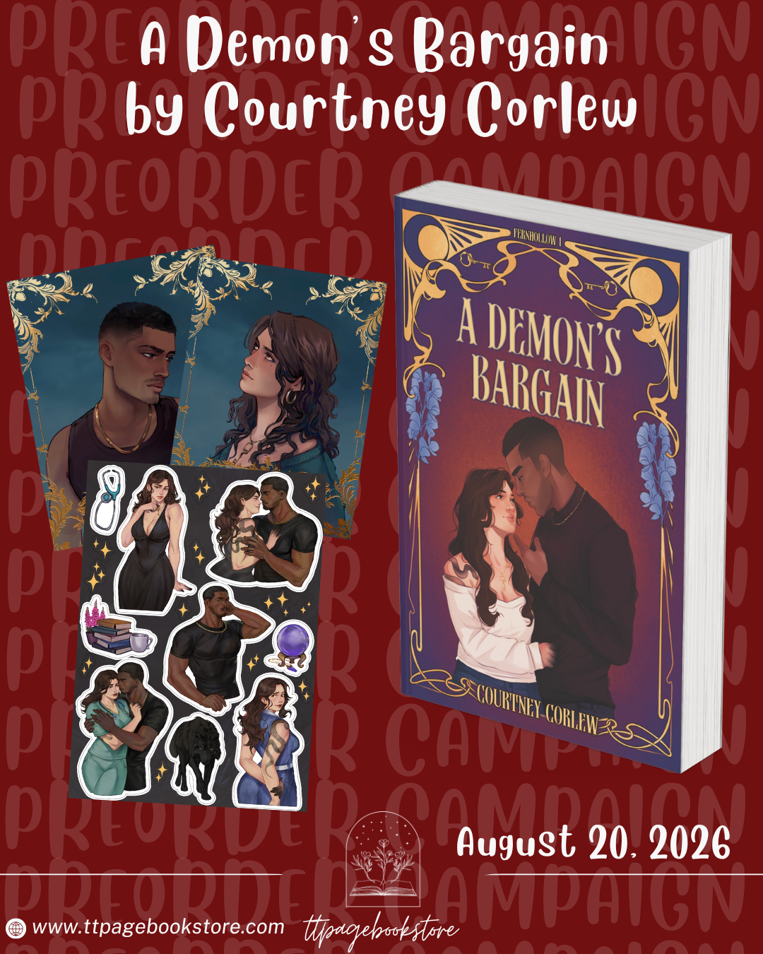 PREORDE: A Demon's Bargain - signed with author swag included