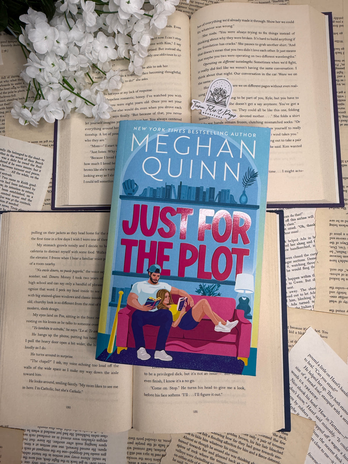 Just for the Plot by Meaghan Quinn - sprayed edges