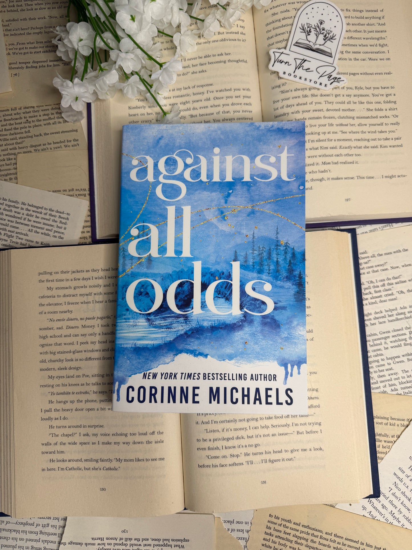 Against All Odds by Corinne Michaels - sprayed edges