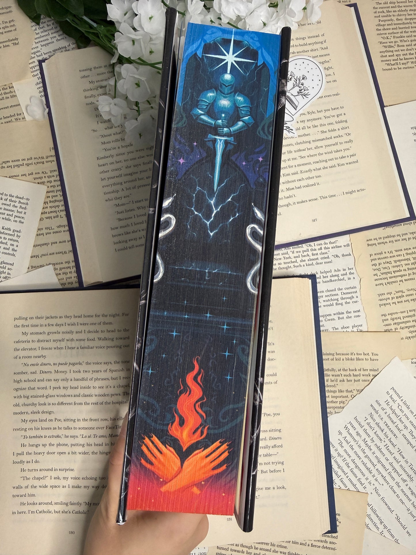 The Throne of Broken Gods Deluxe Edition by Amber V. Nicole - sprayed edges