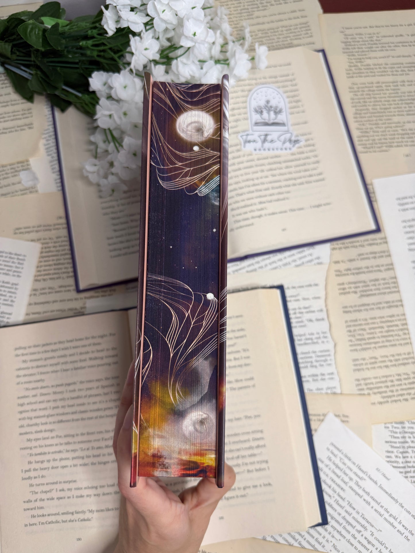 The Ballad of Falling Dragons by Sarah A. Parker - sprayed edges