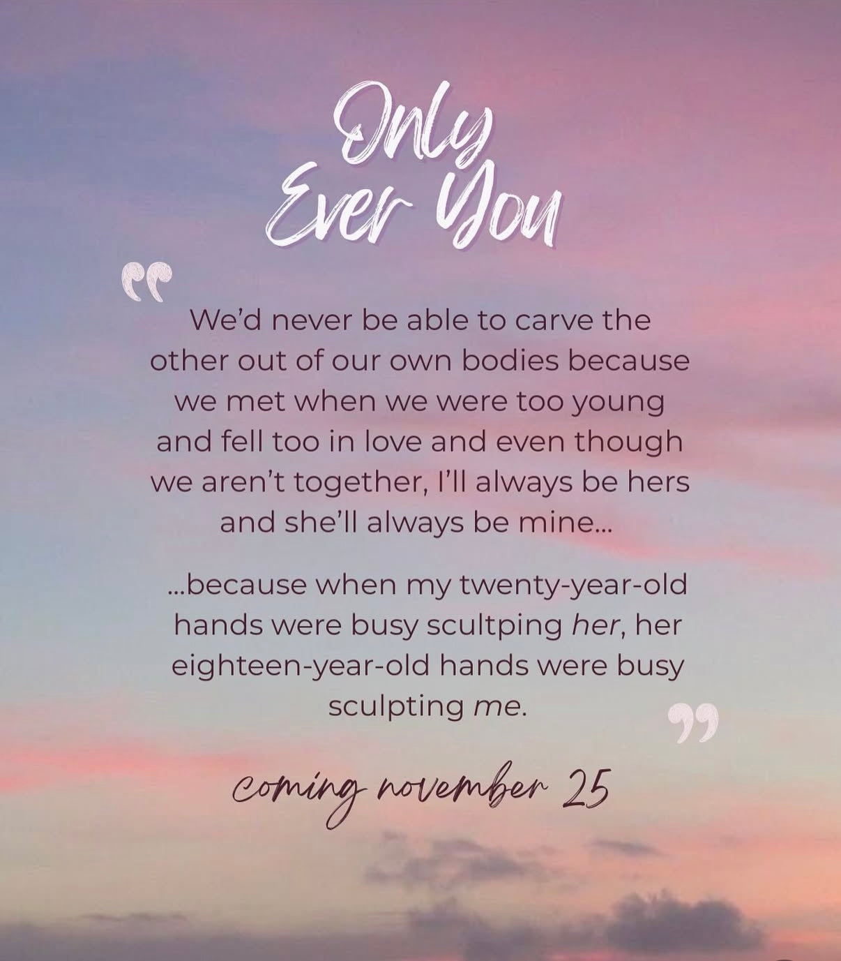 Preorder: Only Ever You by Haley Warren