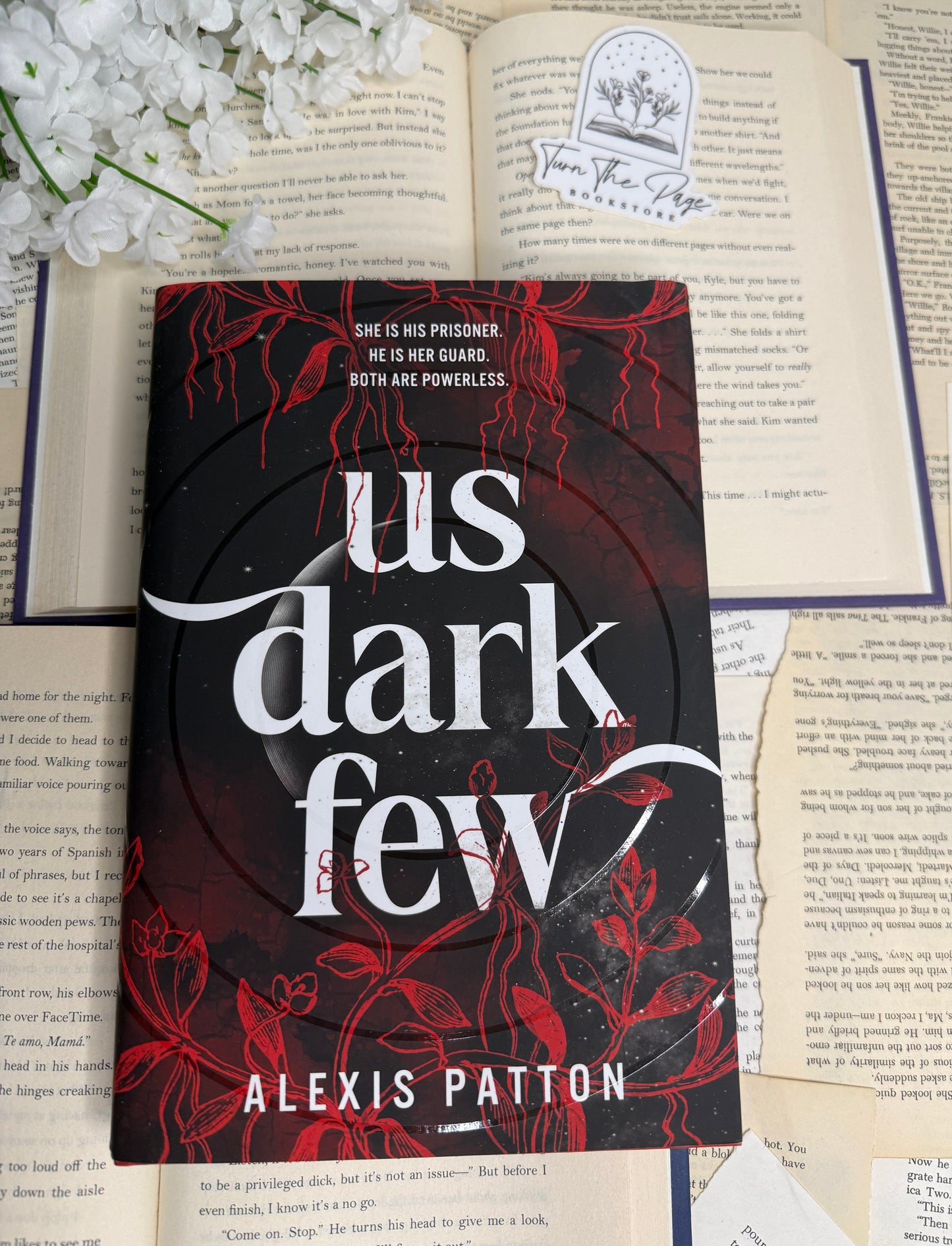 Us Dark Few by Alexis Patton - sprayed edges