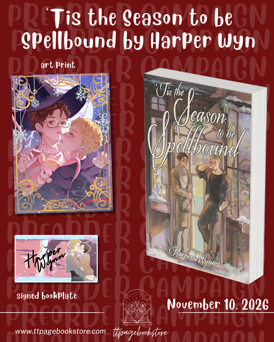 PREORDER: 'Tis the Season to be Spellbound by Harper wyn - author swag
