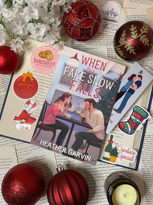 When the Fake Snow Falls by Heather Garvin - Author Goodies Included