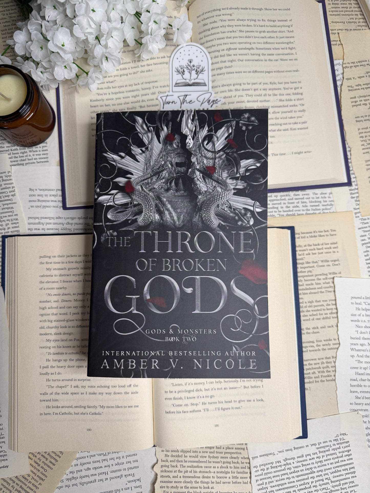 The Throne of Broken Gods by Amber V. Nicole