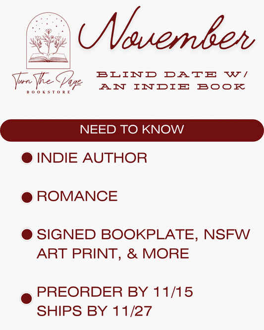 November Blind Date with an Indie Book