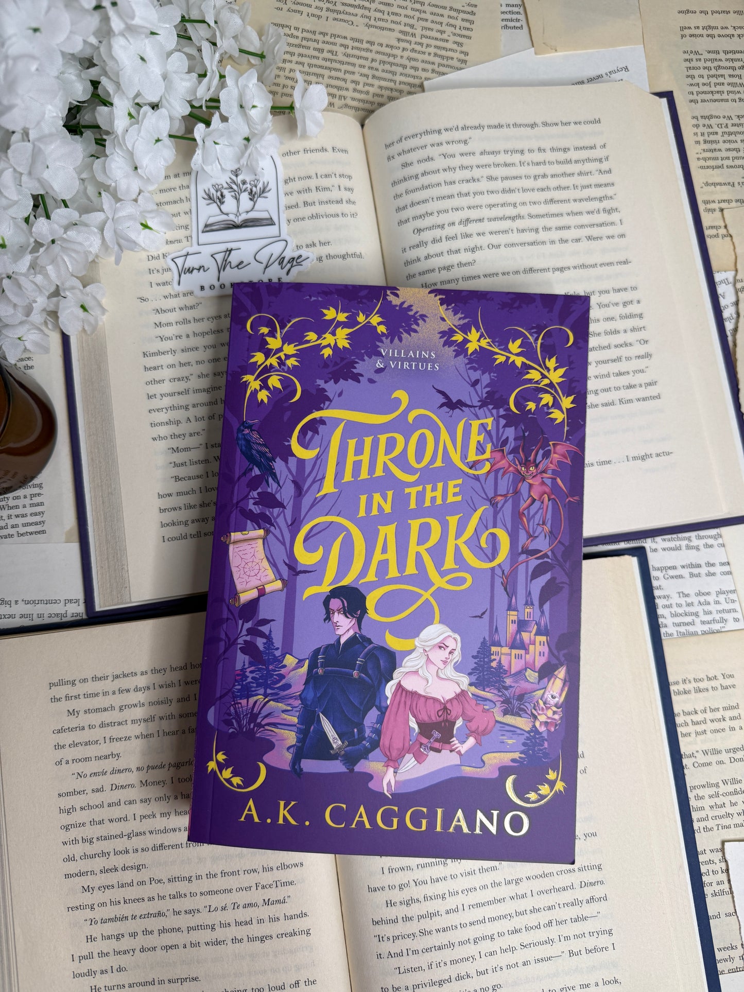 Throne in the Dark by A.K. Caggiano - Deluxe Edition