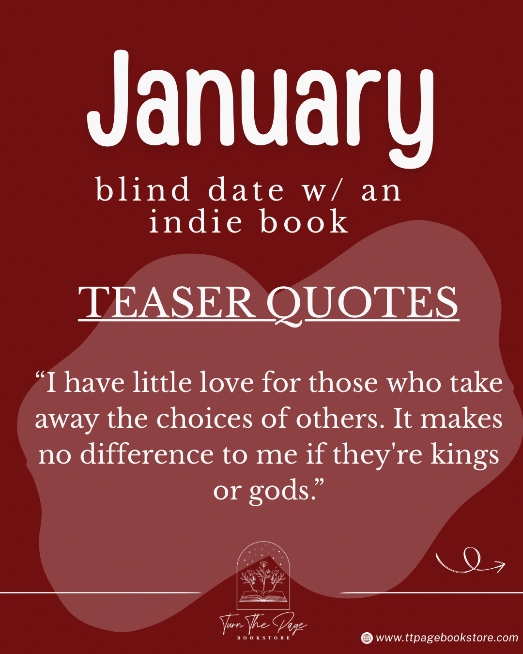 Monthly Blind Date With An Indie Book