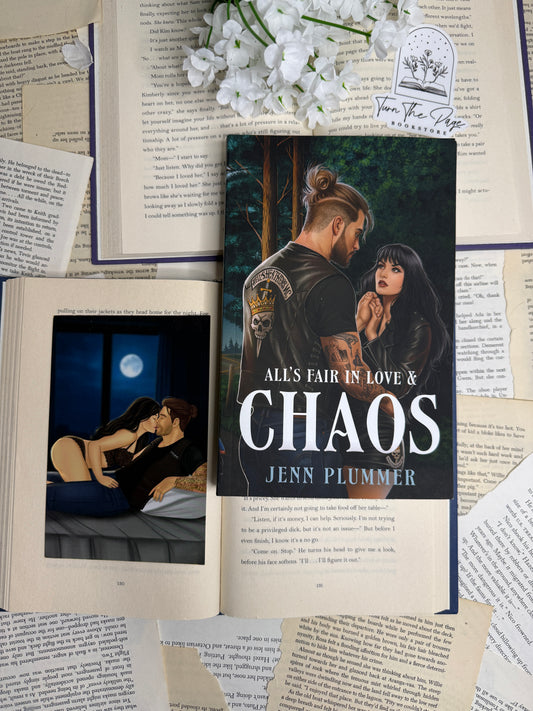 All's Fair in Love & Chaos by Jenn Plummer - signed with swag