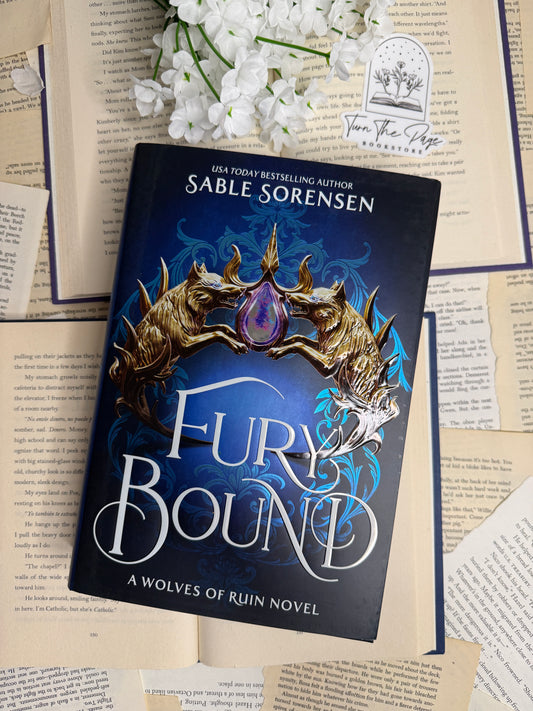 Fury Bound by Sable Sorensen - sprayed edges