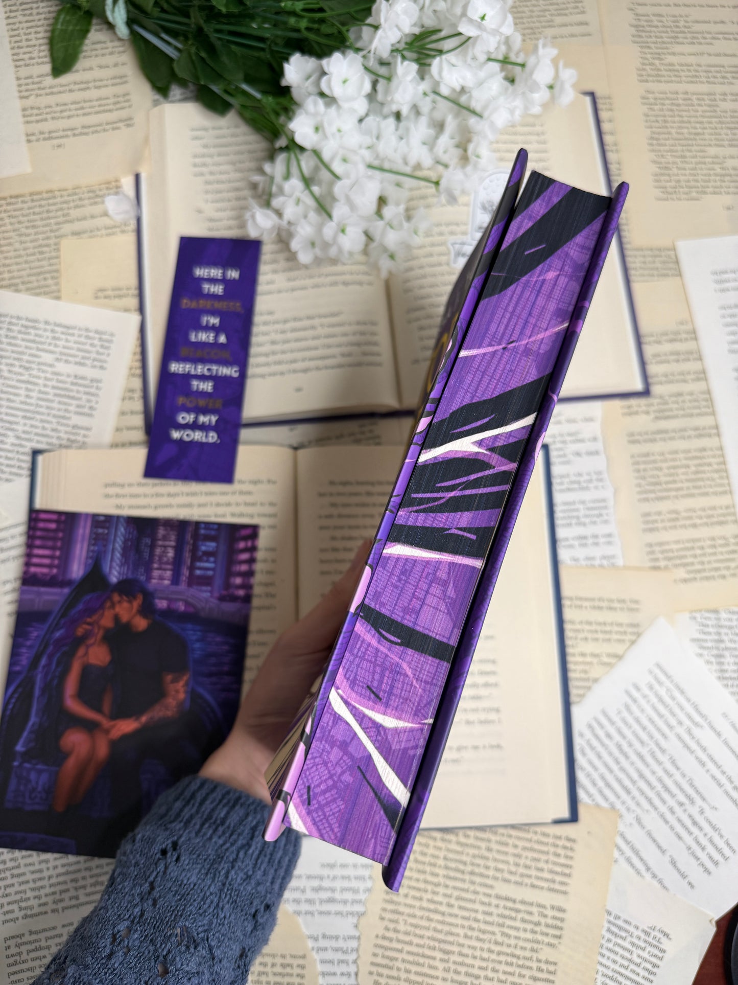 Storm Breaker by Nisha J. Tuli - sprayed edges with author swag