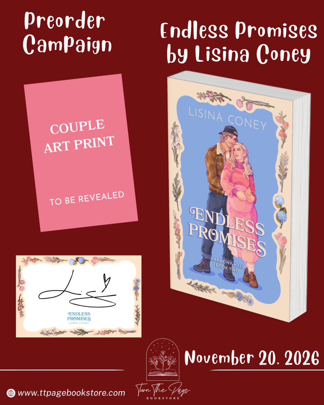 PREORDER: Endless Promises by Lisina Coney - with author swag