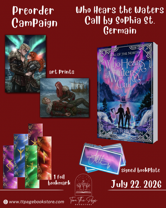 PREORDER: Who Hears the Waters' Call by Sophia St. Germain - author swag included