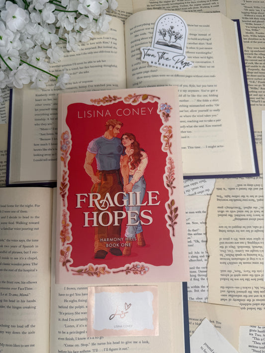 Fragile Hopes by Lisina Coney - signed bookplate