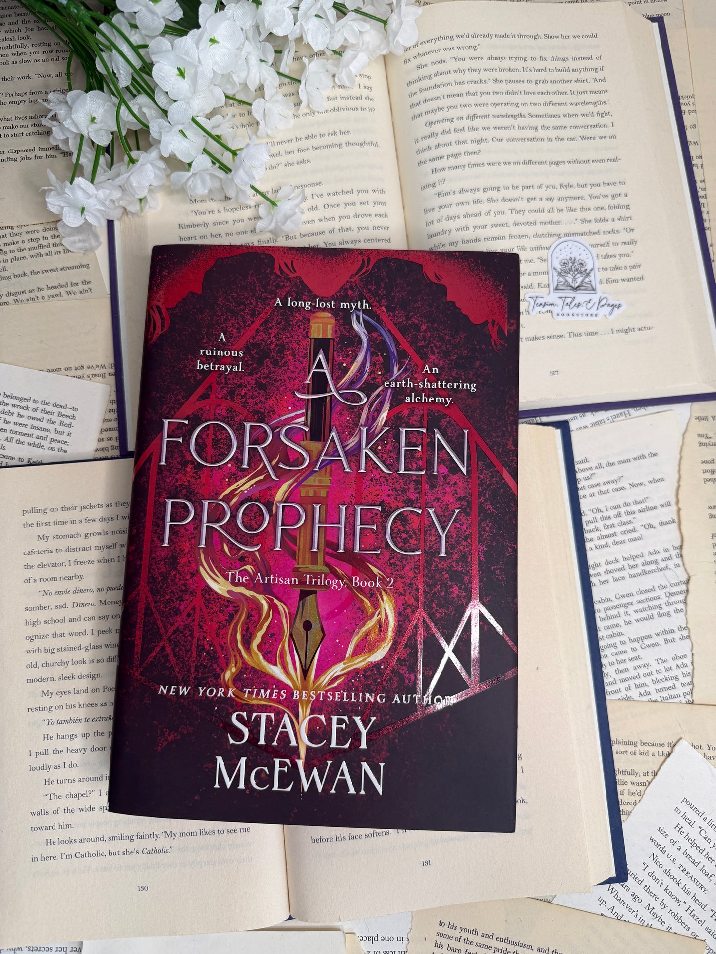 A Forsaken Prophecy by Stacey McEwan - sprayed edges