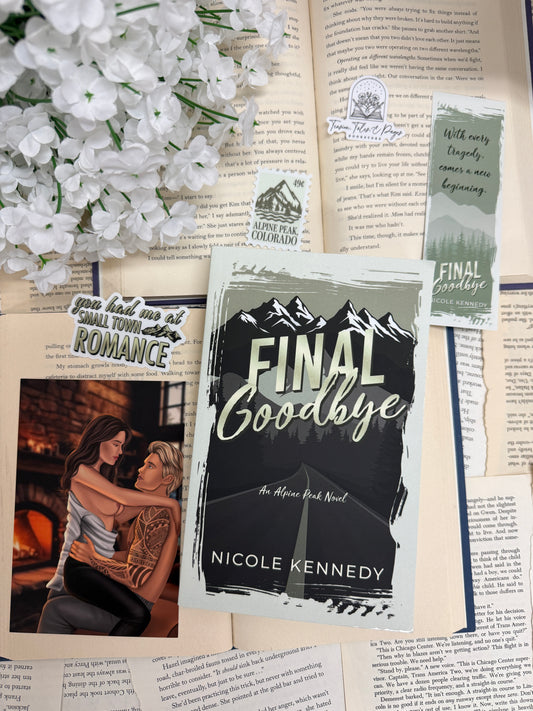 Finale Goodbye by Nicole Kennedy - signed with swag