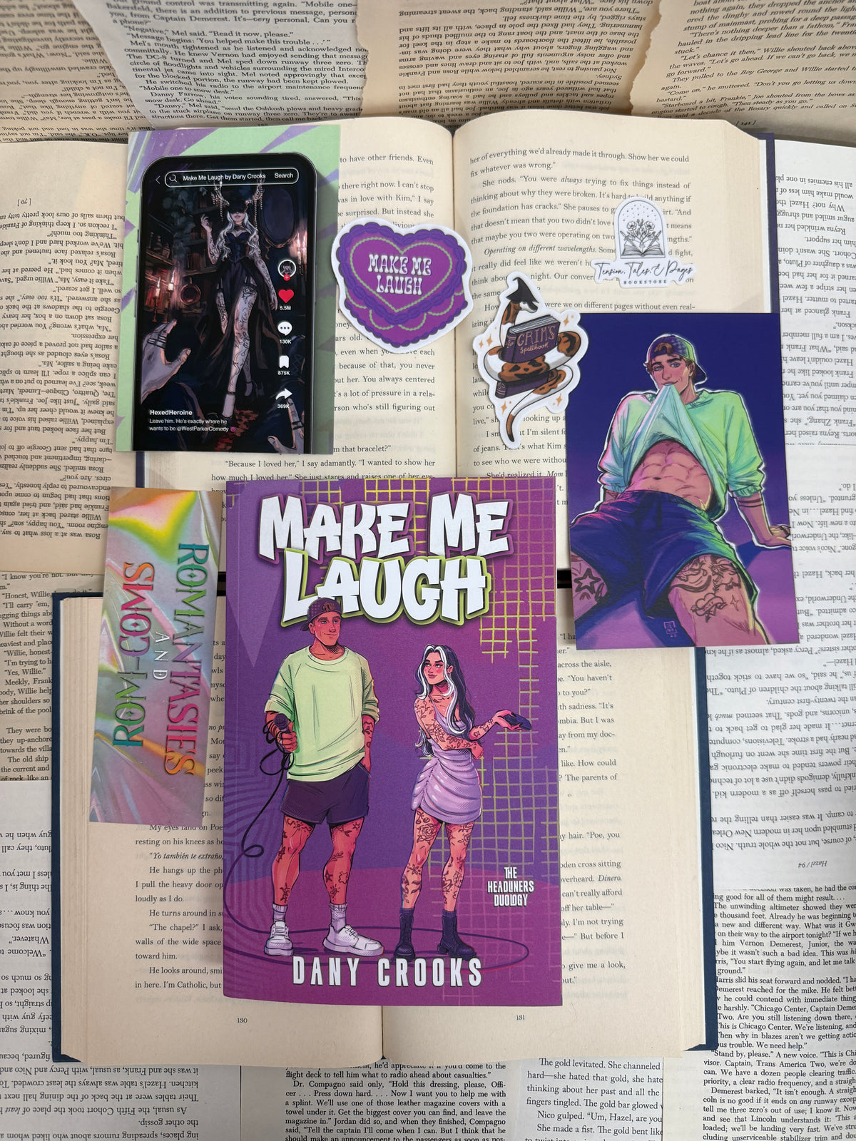 Make Me Laugh by Dany Crooks - signed with swag
