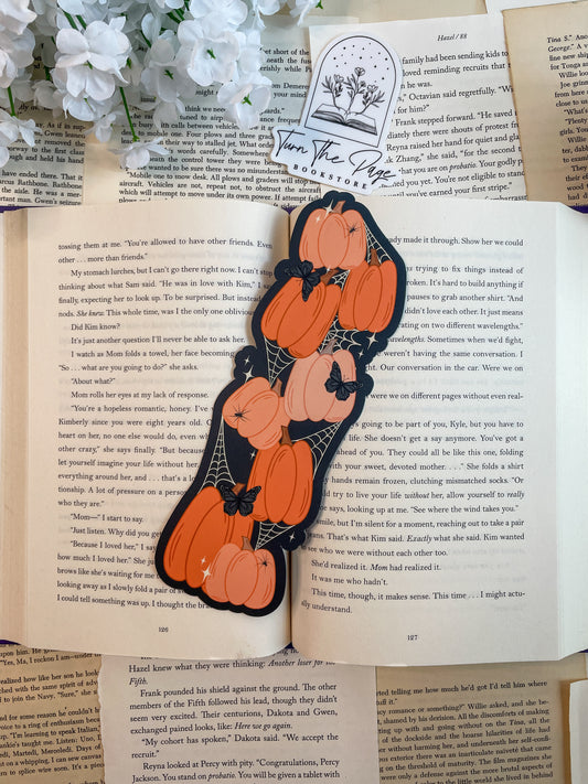 Pumpkin Stack Halloween Bookmark