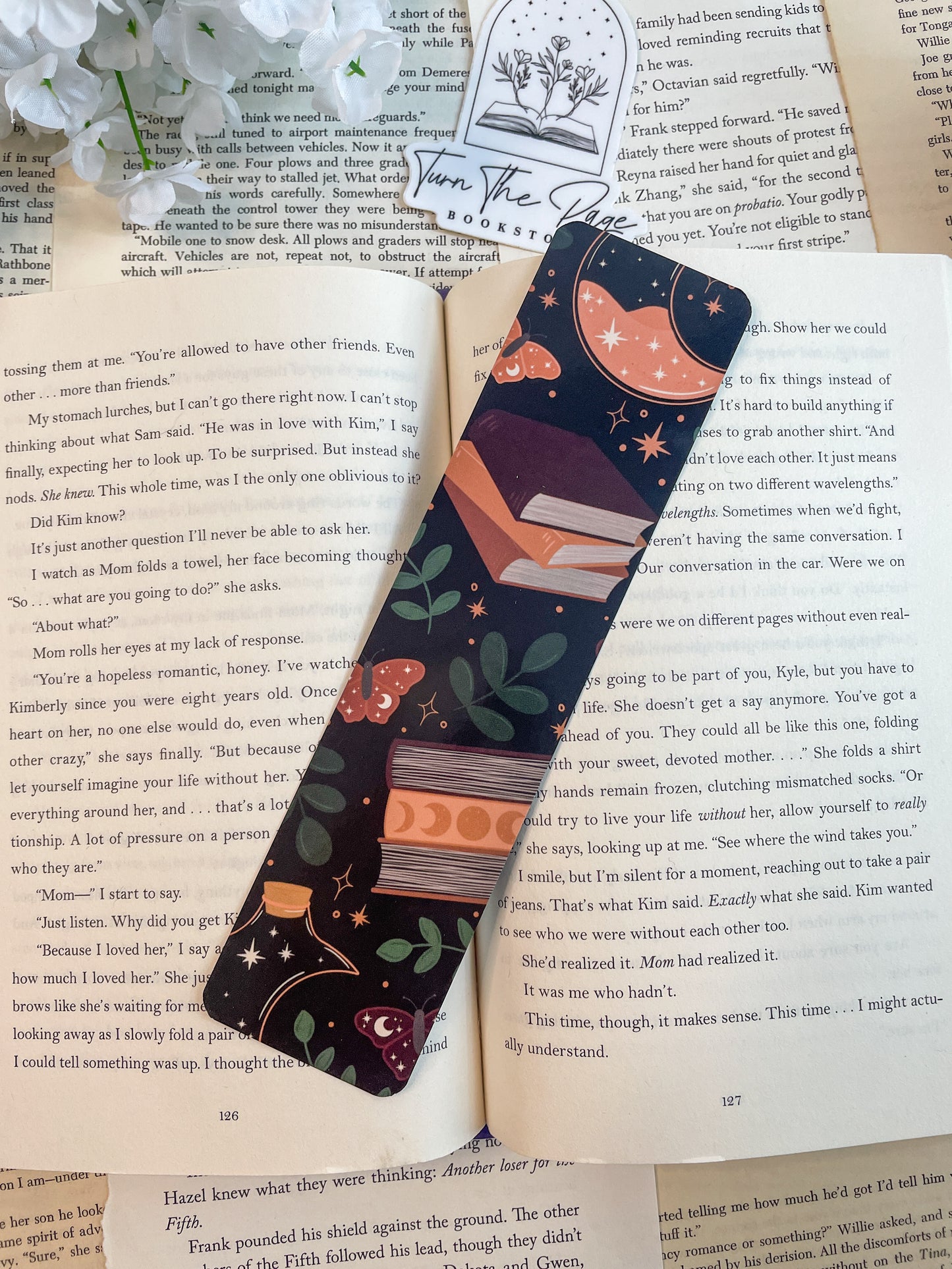 Burgundy Books Bookmark