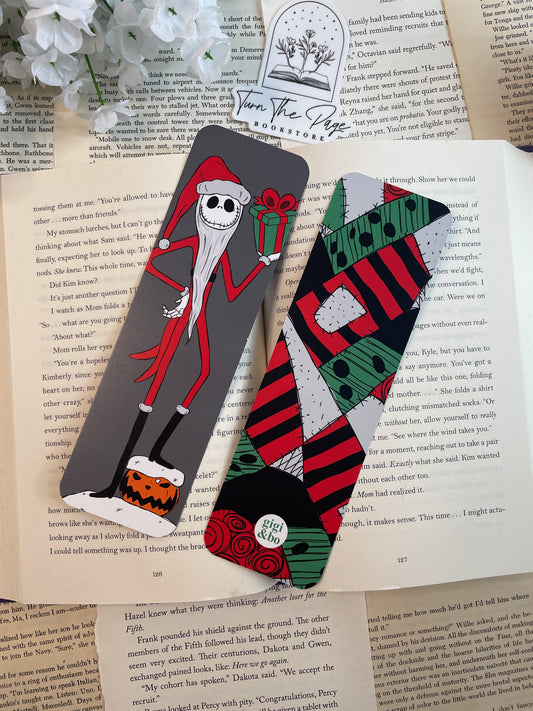 Spooky Christmas King Bookmark