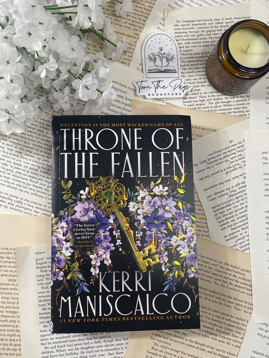 SPRAYED EDGES: Throne of the Fallen by Kerri Maniscalco