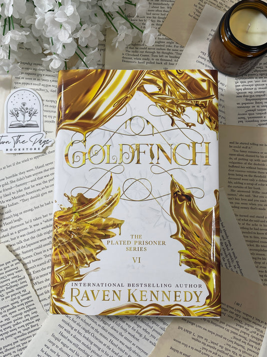 SPRAYED EDGES: Goldfinch by Raven Kennedy