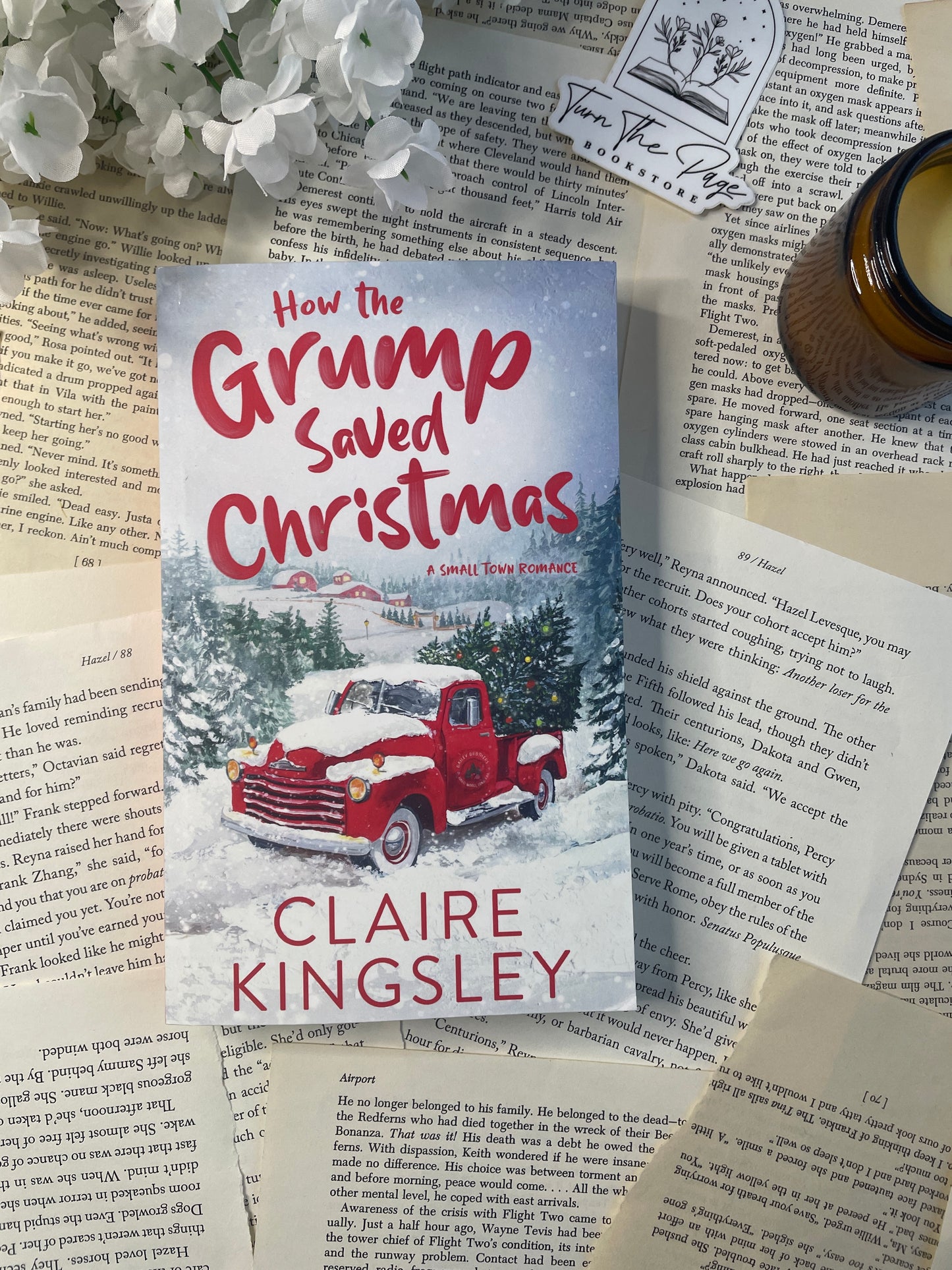 How The Grump Saved Christmas by Claire Kingsley