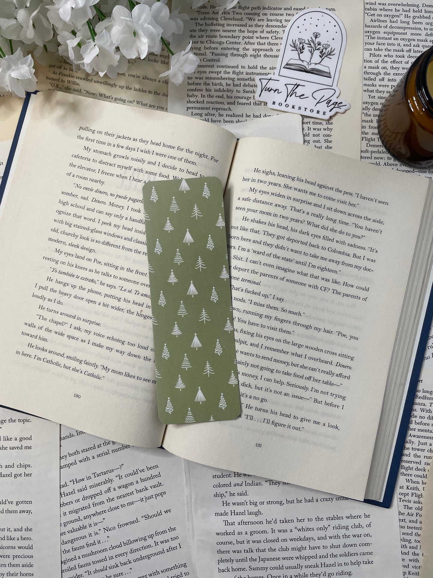 Christmas Tree Pattern Bookmark