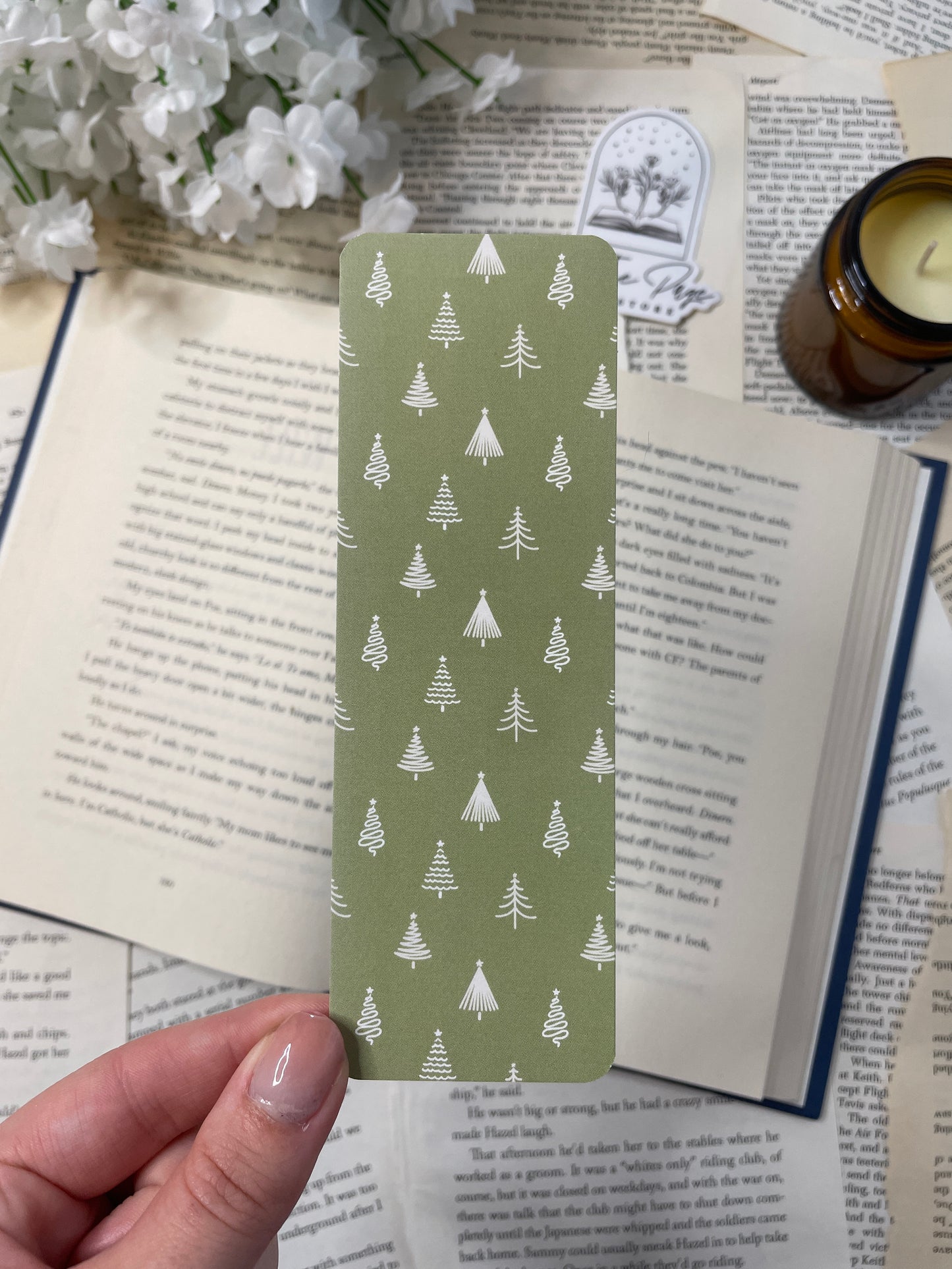 Christmas Tree Pattern Bookmark