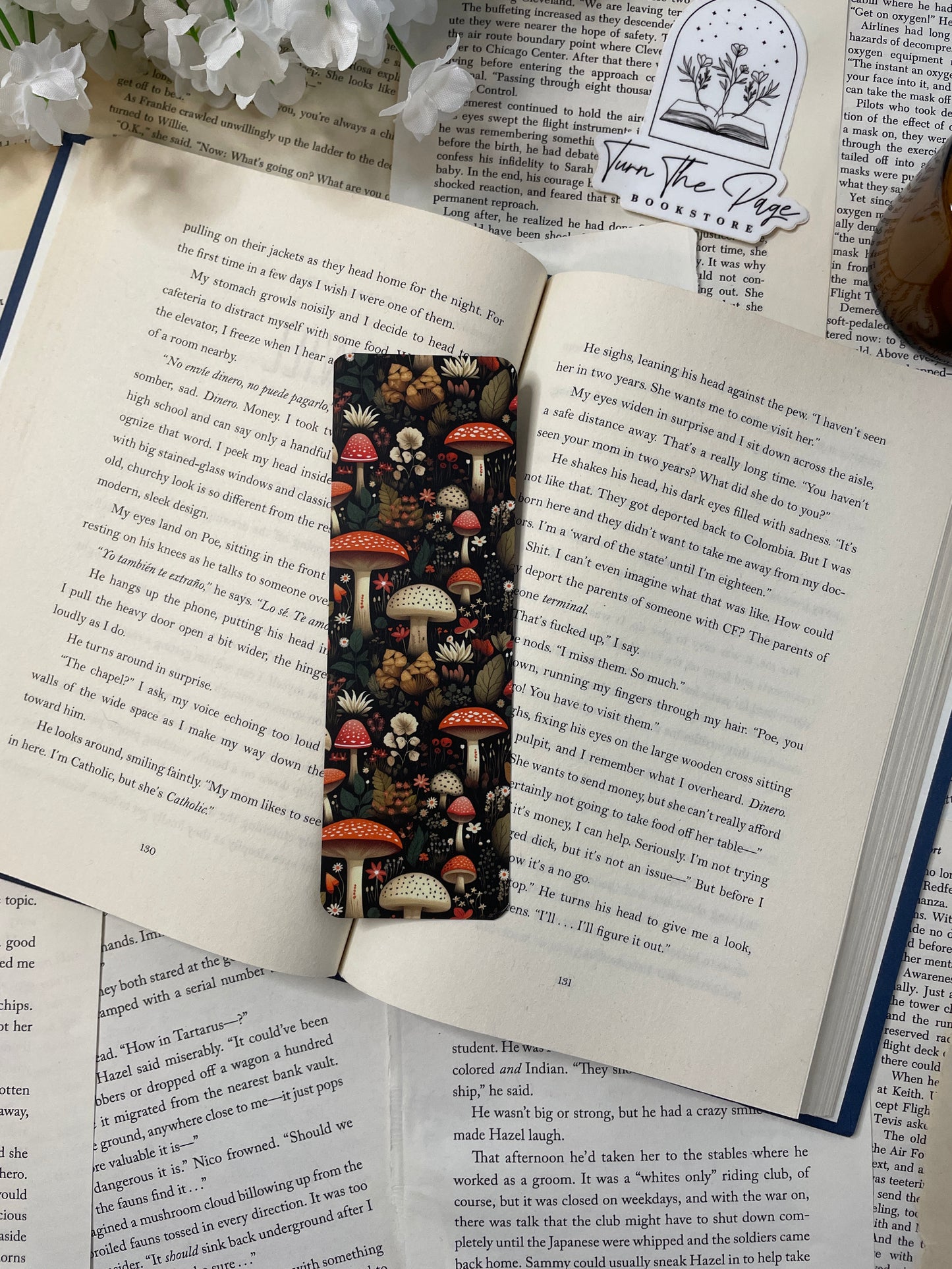 Red Mushrooms Bookmark