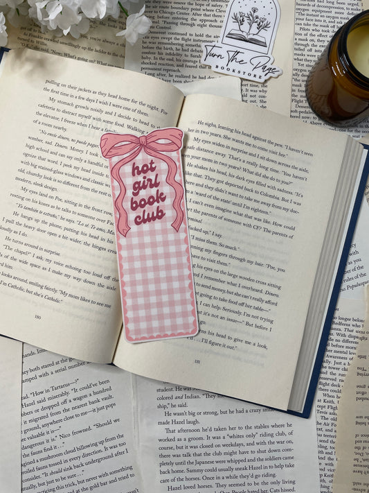 Hot Girl Book Club Bookmark