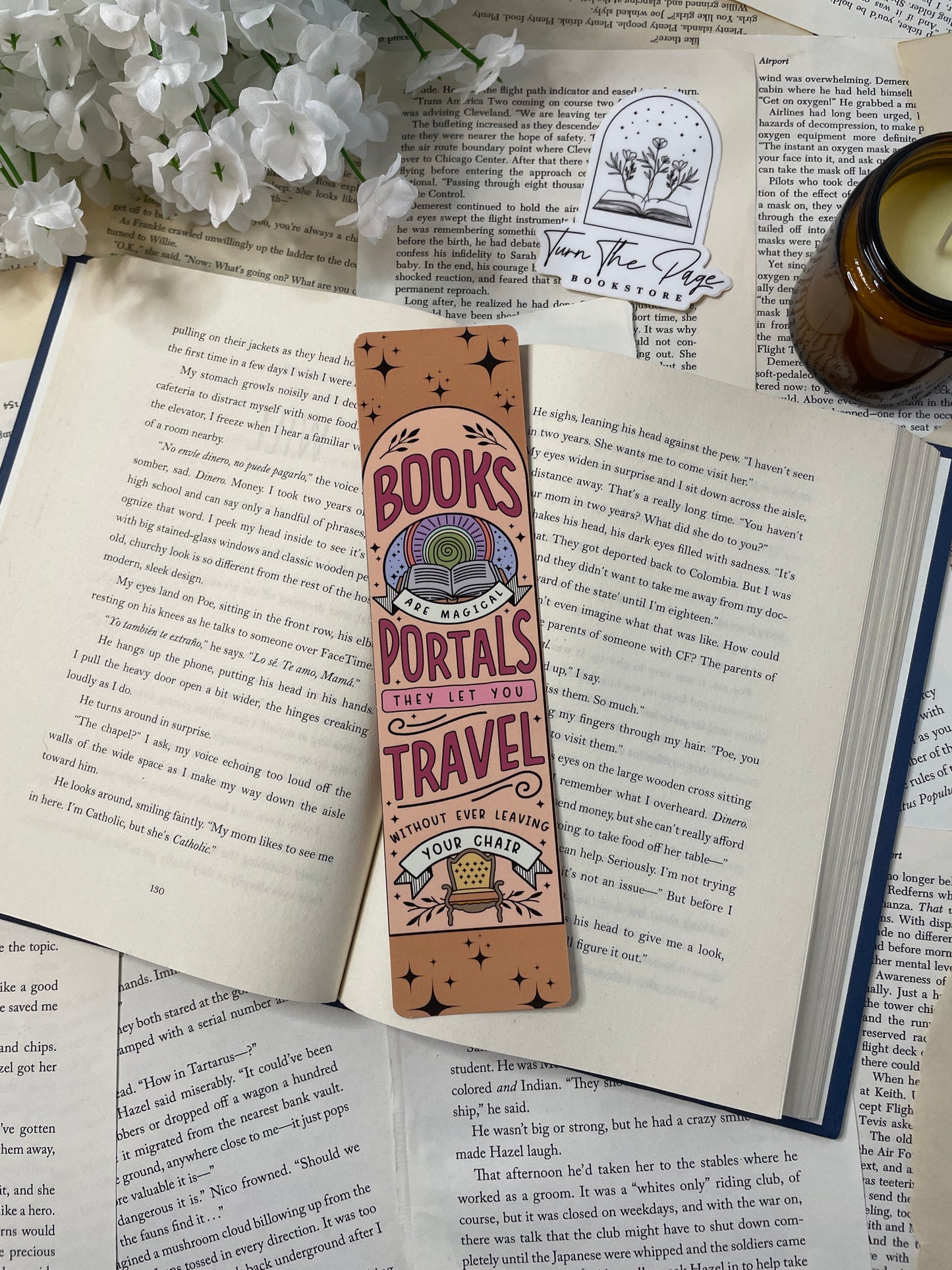 Books Are Portals Bookmark