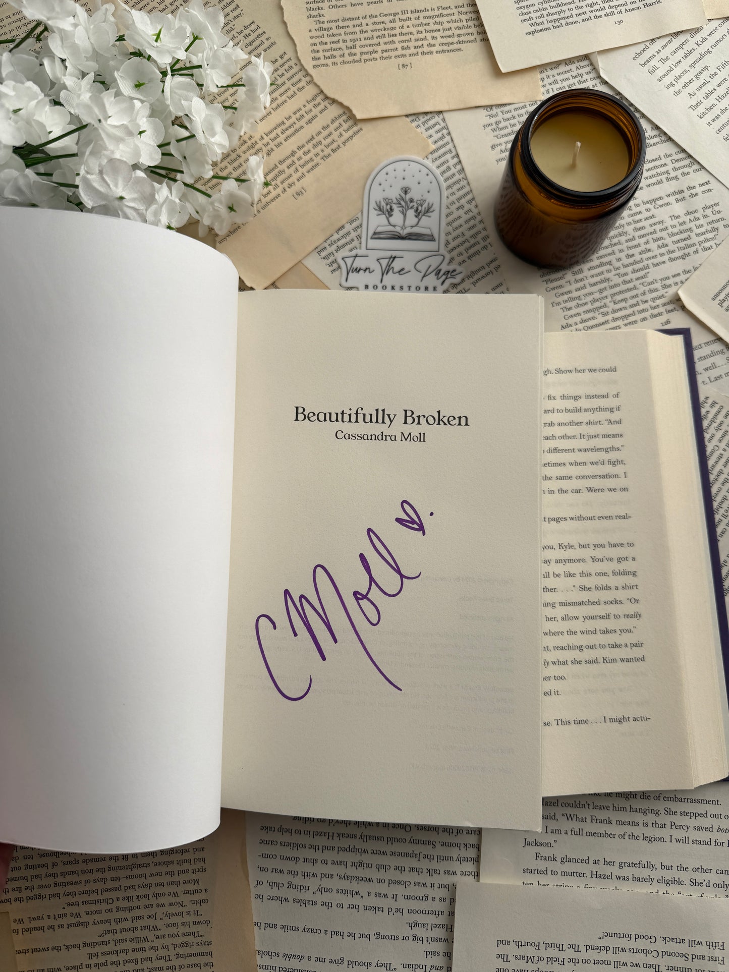 Beautifully Broken by Cassandra Moll - SIGNED