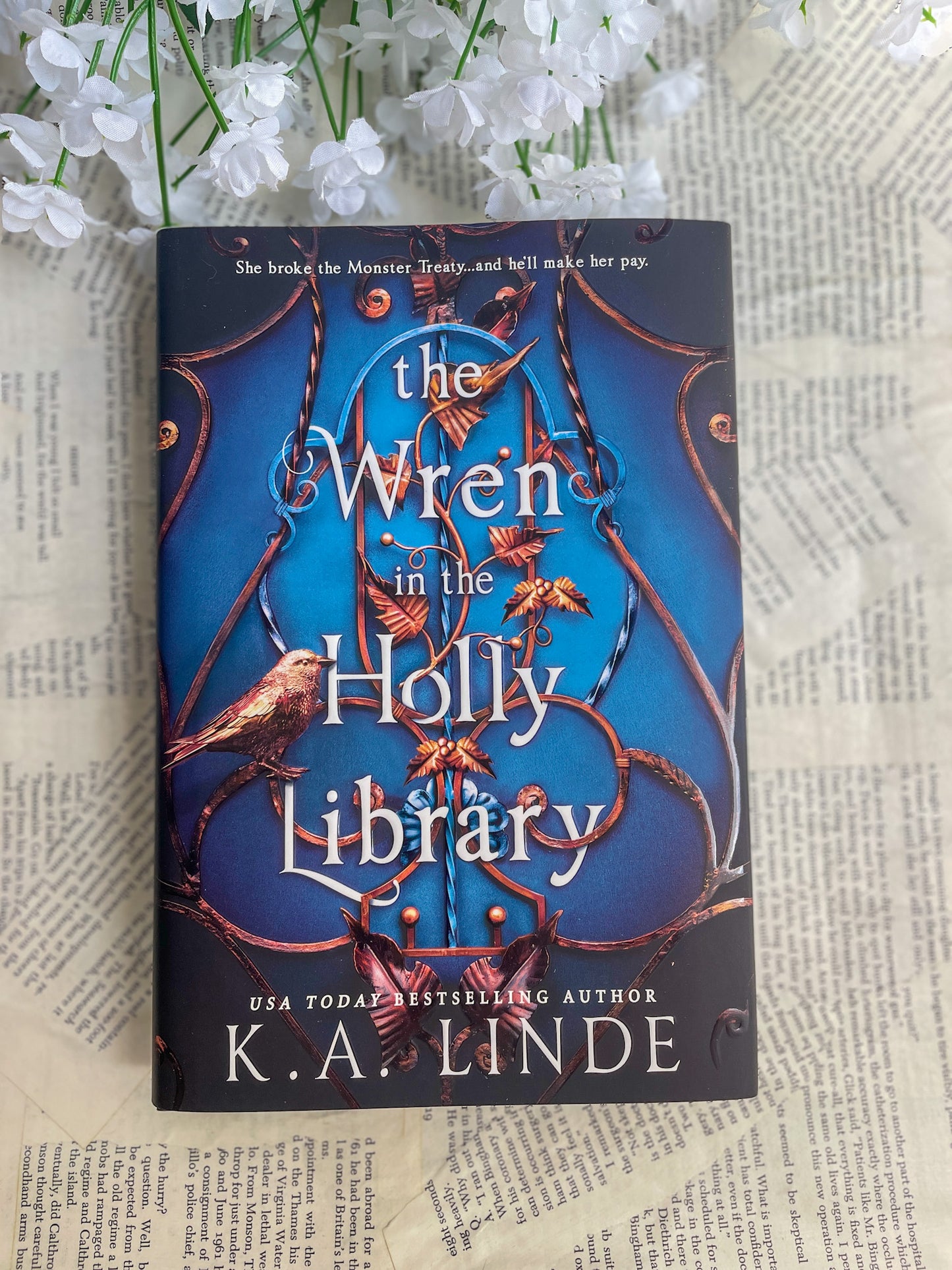 Slight Damage: The Wren in the Holly Library by K.A. Lindle (special edition)