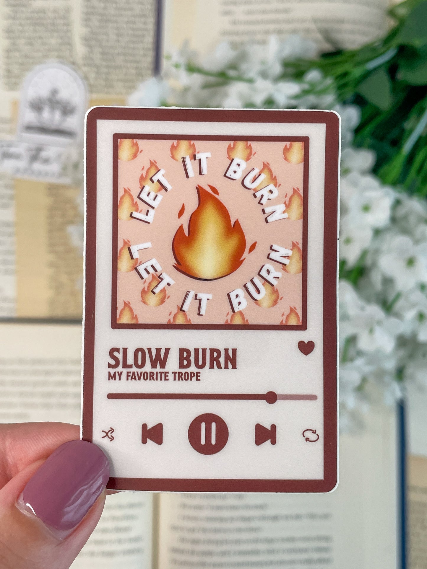 Slow Burn Song Book Trope Sticker