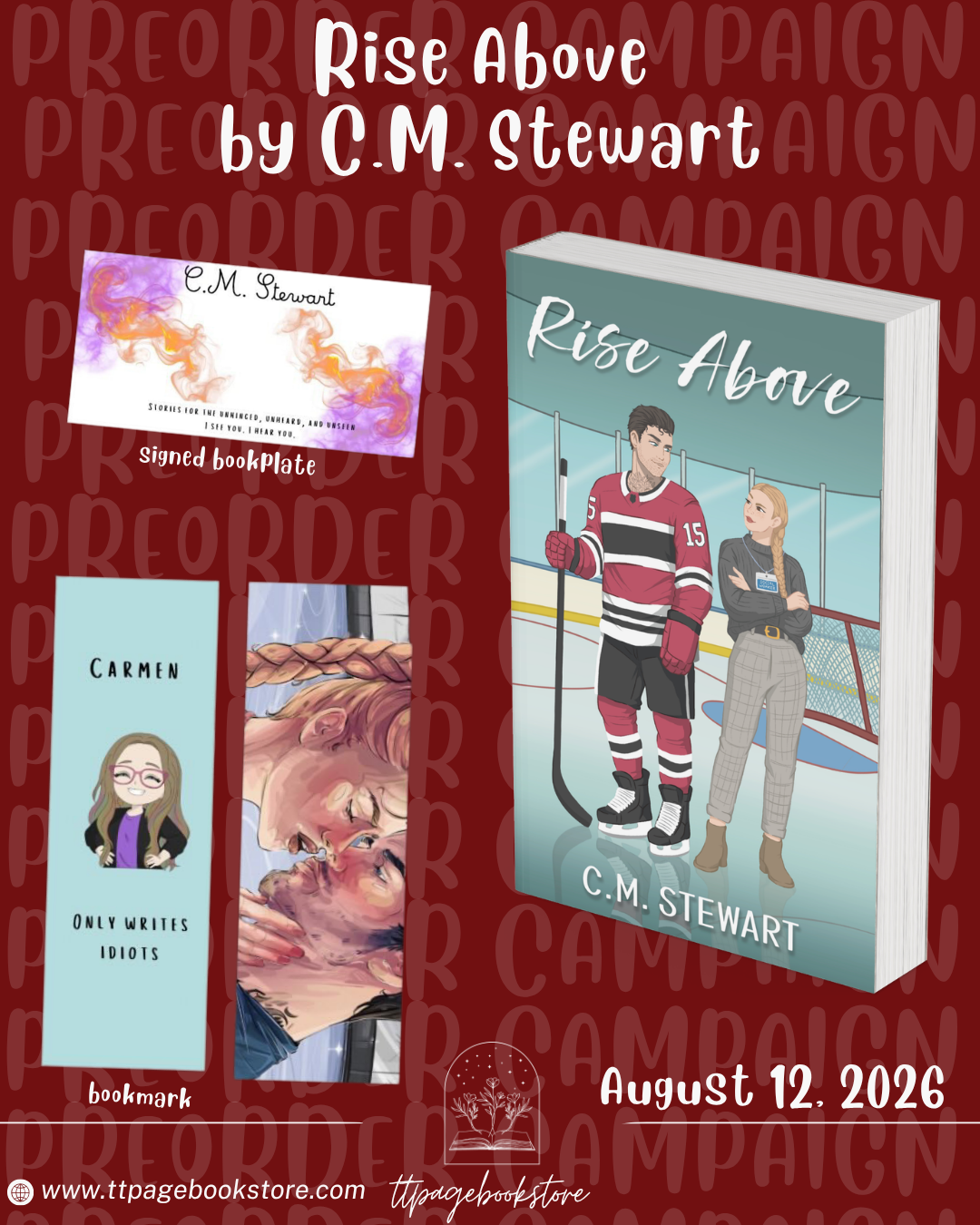 PREORDER: Rise Above by C.M. Stewart - author swag included